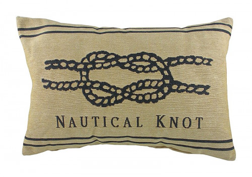 подушка с морским узлом nautical knot natural в Тюмени