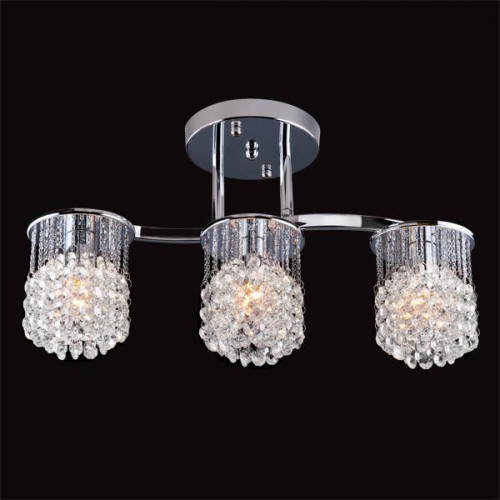 потолочная люстра eurosvet 3222/3 хром strotskis в Тюмени