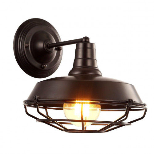 бра arte lamp ferrico a9183ap-1bk в Тюмени