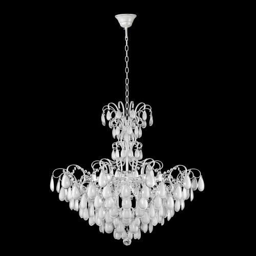 подвесная люстра crystal lux sevilia sp9 silver в Тюмени