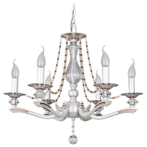 подвесная люстра idlamp eloisa 259/6-whiteplatina в Тюмени