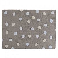 ковер tricolor polka dots серый голубой в Тюмени