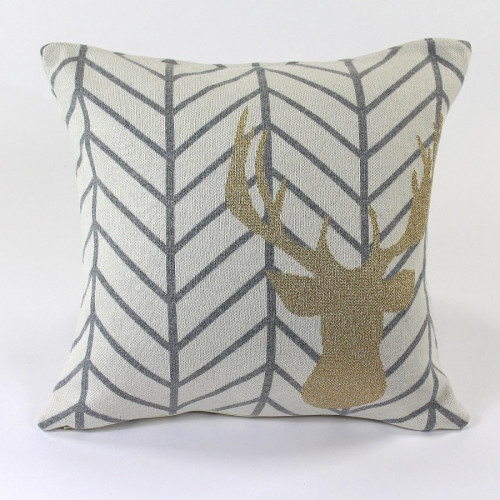 подушка с рисунком golden deer, 45х45 см в Тюмени
