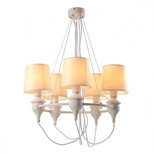 подвесная люстра arte lamp sergio a3326lm-5wh в Тюмени