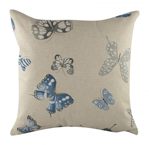 подушка с бабочками blue butterflies в Тюмени