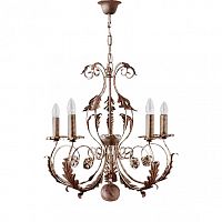 люстра 4962/5_v0580 от mm lampadari коричневая в Тюмени