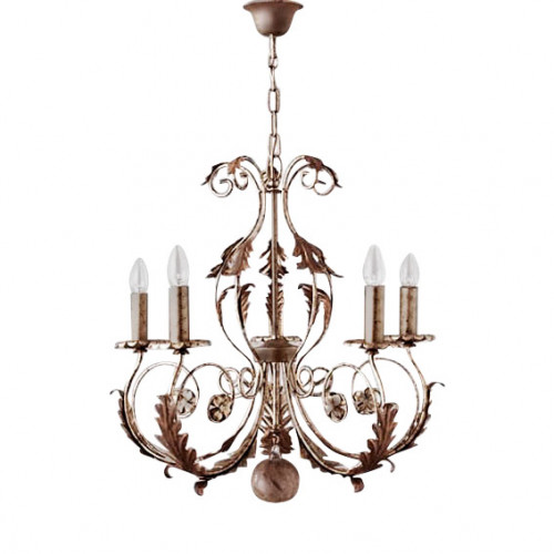 люстра 4962/5_v0580 от mm lampadari коричневая в Тюмени