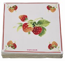 салфетки бумажные клубника comptoir de famille в Тюмени