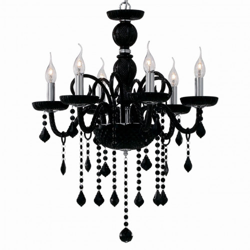 подвесная люстра ideal lux giudecca sp6 nero в Тюмени