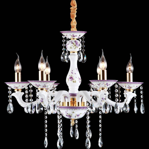 подвесная люстра arte lamp contessa a6613lm-6go в Тюмени