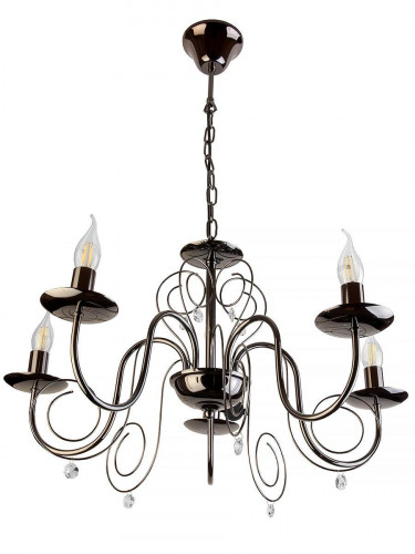 подвесная люстра toplight sylvia tl6040d-05bc в Тюмени