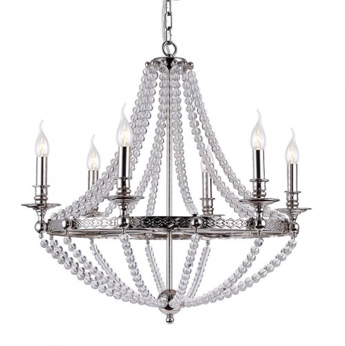 подвесная люстра crystal lux perugia sp6 хром в Тюмени