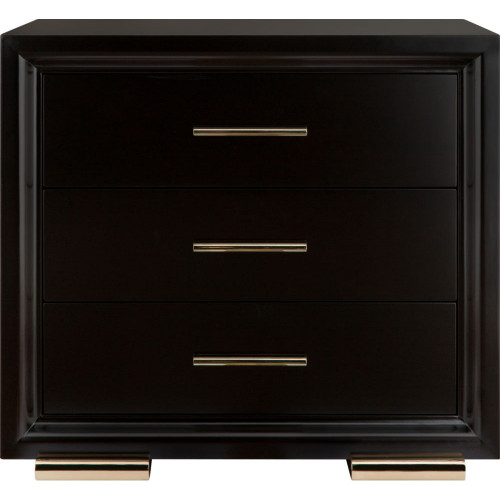 тумба прикроватная cherry 3 ящика коричневая в Тюмени