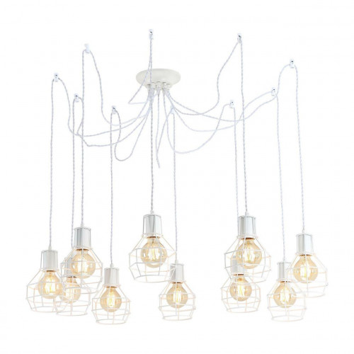 подвесная люстра arte lamp a9182sp-10wh в Тюмени