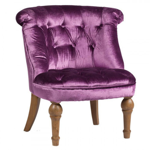 кресло sophie tufted slipper chair сиреневое в Тюмени