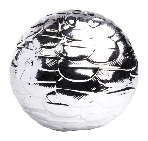 декоративный шар silver big в Тюмени
