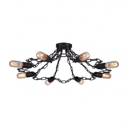 потолочная люстра arte lamp a9344pl-8bk в Тюмени