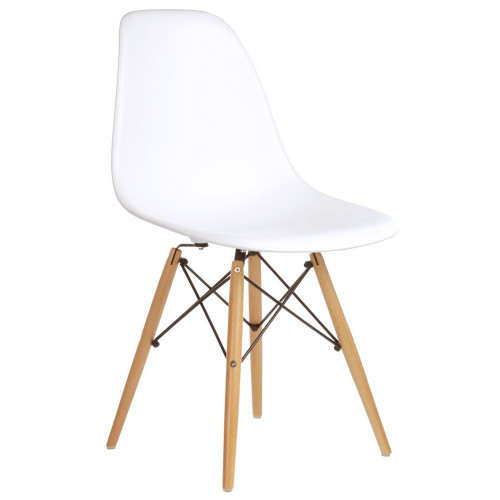 стул деревянный pc-015 белый (eames style) в Тюмени