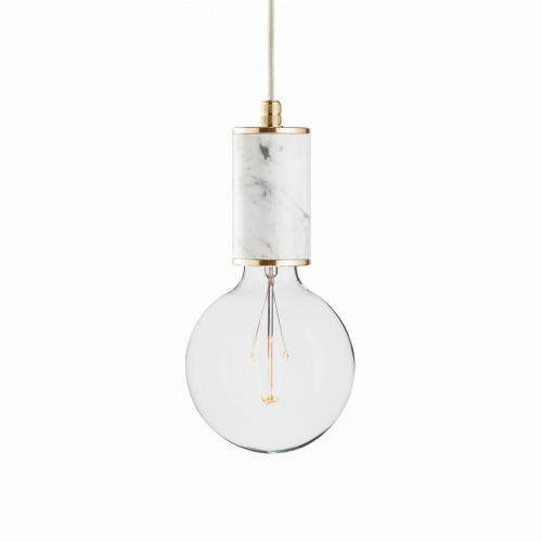 подвесной светильник marmor glans bianco brass в Тюмени