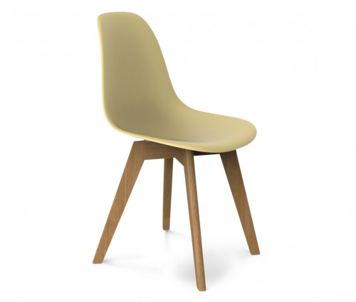 стул dsw бежевый s39 (eames style) в Тюмени