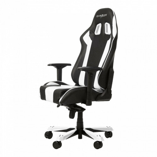 кресло геймерское dxracer king ks06 черно-белое в Тюмени