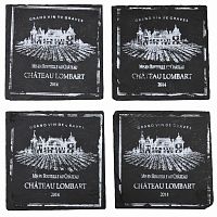 подставки под стакан квадратные сланец (набор шт) comptoir de famille в Тюмени