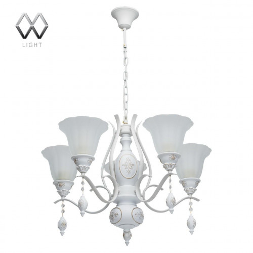 подвесная люстра mw-light версаче 639011505 белая в Тюмени