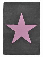 ковер wool star темно-серый-розовый в Тюмени