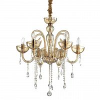 подвесная люстра ideal lux canaletto sp6 ambra в Тюмени