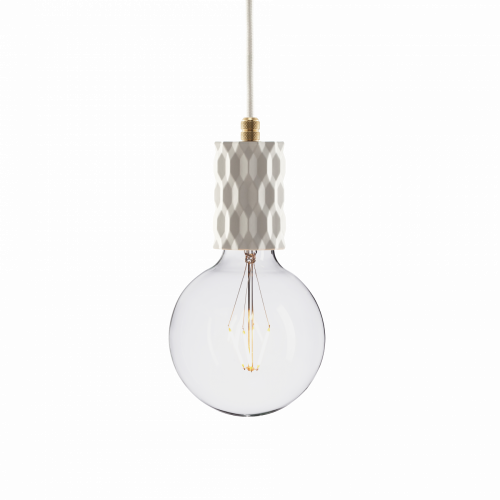 подвесной светильник beton glitter white brass в Тюмени
