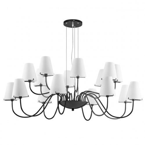 подвесная люстра lightstar diafano 758167 черная в Тюмени