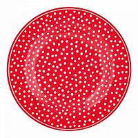 десертная тарелка dot red в Тюмени