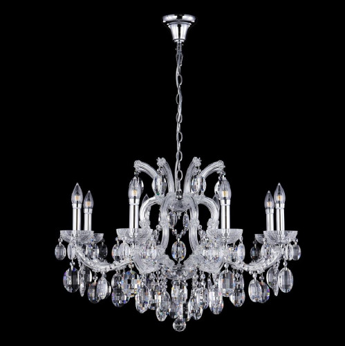 подвесная люстра crystal lux hollywood sp8 chrome в Тюмени