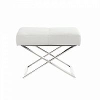 табурет aster x stool белая кожа класса премиум в Тюмени