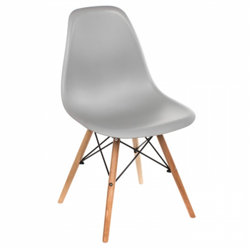 стул деревянный eames pc-015 grey в Тюмени