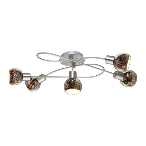 потолочная люстра arte lamp illusione a6125pl-5ss в Тюмени