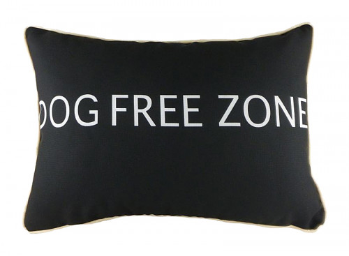 подушка с надписью dog free zone в Тюмени