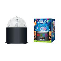 светодиодный светильник-проектор (09840) volpe disco uli-q302 03w/rgb black в Тюмени