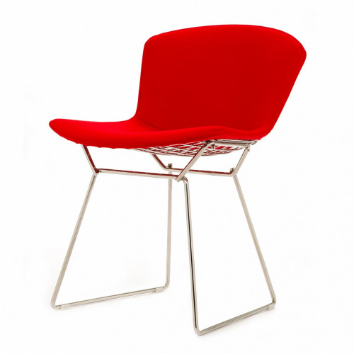 стул bertoia с обивкой красный в Тюмени