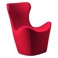 кресло papilio lounge chair красное в Тюмени