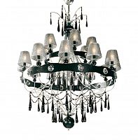 люстра 6886/12+6 v2515 от mm lampadari черная/серая в Тюмени
