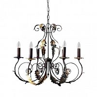 люстра 4962/6_v0580 от mm lampadari коричневая в Тюмени