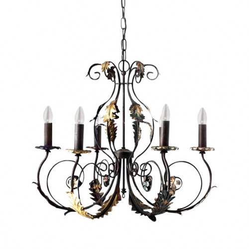 люстра 4962/6_v0580 от mm lampadari коричневая в Тюмени