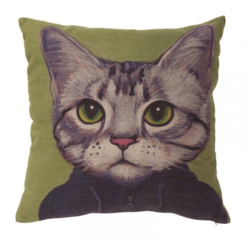 подушка с принтом mr. cat в Тюмени