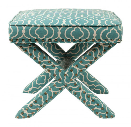 табурет мягкий бирюзовый remy ottoman в Тюмени