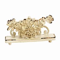 подставка для визиток pewter flower белая в Тюмени