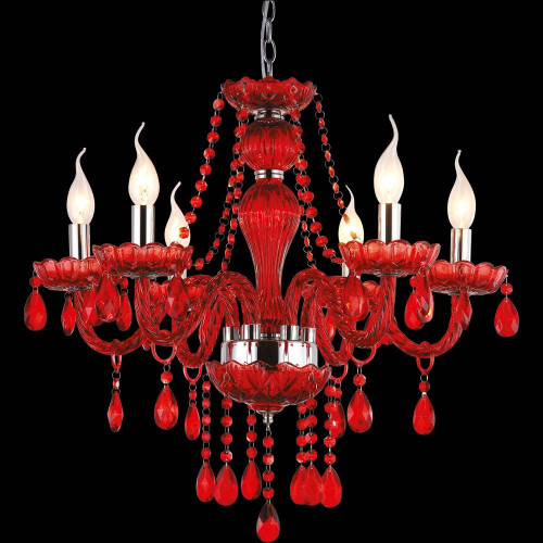 подвесная люстра arte lamp teatro a3964lm-6rd в Тюмени