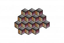 ковер parquet hexagon orange 203x153 от gan в Тюмени