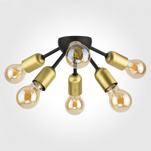 потолочная люстра tk lighting 1467 estrella black в Тюмени
