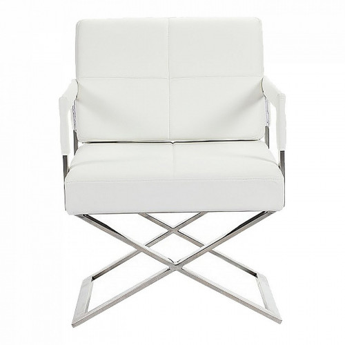 кресло aster x chair экокожа белое в Тюмени